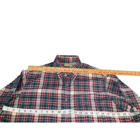 Vintage‎ L.L. Bean Freeport Maine Plaid Shirt Men's Size Large USA Made Casual - Picture 4 of 7